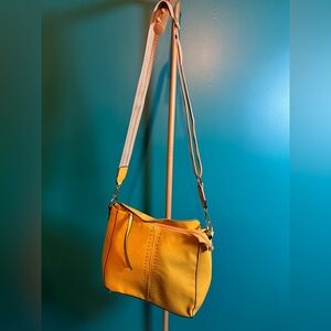Montana West Select Vibrant Yellow Crossbody Bag with Adjustable Strap